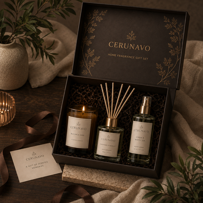 CERUNAVO erunavo Signature Home Fragrance Gift Set