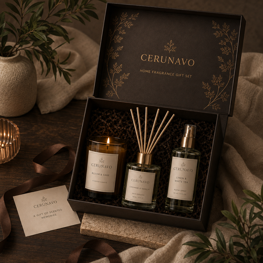 CERUNAVO erunavo Signature Home Fragrance Gift Set