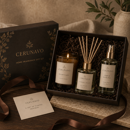 CERUNAVO erunavo Signature Home Fragrance Gift Set
