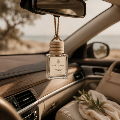 CERUNAVO Sea Salt & Citrus Car Diffuse