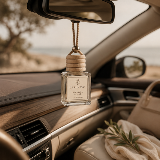CERUNAVO Sea Salt & Citrus Car Diffuse