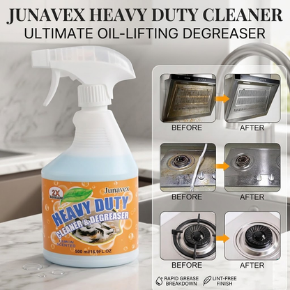 Polishpops® Heavy Duty Kitchen Degreaser - Powerful Foaming Cleaning Spray for Deep Grease Removal, Multi-Purpose Household Degreaser